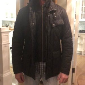 Black Quilted Barbour Jacket